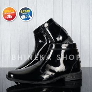 Sepatu Dinas PDH POLRI TNI SATPAM Kulit Kilap