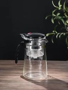 Teapot With Infuser Thickened Glass Heated Resistant Tea Pot One-button Filtering Tea Separation Kettle Tea Coffee Maker