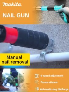 Nail Puncher Gun Nail Guns Concrete Steel Wall Anchor Wire Slotting Device Decoration Power Tools