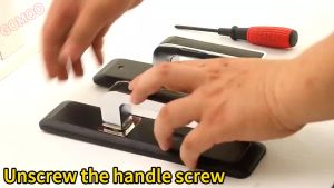 Germany Square Main Door Lock Set With Anti-theft Lock Core Alloy Sturdy Durable Black Design Indoor Outdoor Silent Doorlock Door knob Hardware Lock Doorknob Split Mute