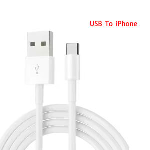 Original 60W 3A Charger PD USB-C to iP Lightning Cable For iPhone 16 15 14 Pro Max Fast Charging Cable Data Wire Cord