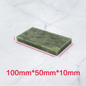 Natural Green Agate Sharpening Stone Whetstone Fine Grinding Polishing Shaved Bar Kitchen Knife Sharpener Honing Tool10000 Grit