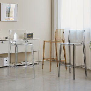 DANBIYIN | Transparent Acrylic Nordic Stylish Simple High Bar Stool
