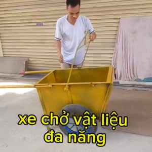 Xe chở vật liệu xây dựng xe cẩu vật liệu đa năng tải trọng lên đến 500kg