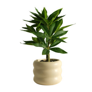 Nordic Style Indoor Office Living Room Desktop Artificial Plant Potted Decoration Miniature Landscape Ornament Fake Flower Green Plant