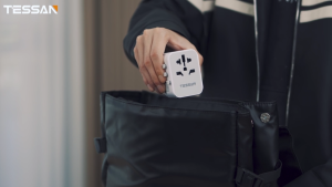 TESSAN SG - 17W Travel Essential Universal Travel Adapter Multi Plug Travel Charger With Type C