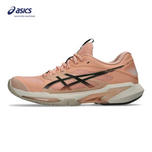 ASICS Women SOLUTION SPEED FF 4 Tennis Shoes in Cantaloupe/Black Coffee