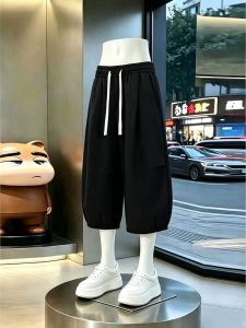 ZHUOCAN | Breathable Cotton Linen Leisure 3/4 Trousers for Men