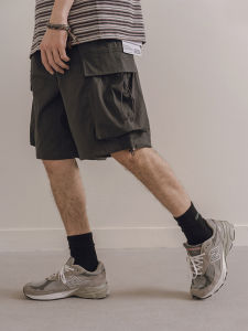 กางเกงขาสั้นทรงหลวมสำหรับกลางแจ้ง NOTHOMME สำหรับผู้ชาย ทรงลำลอง ทรงหลวม กระเป๋าหลายช่อง ทรงห้าส่วน กางเกงขายาว ฤดูร้อน