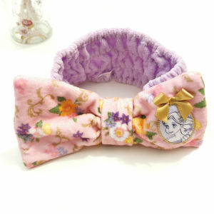 Original Single Ladies Cotton Embroidered Face Mask Hairband Princess Style Pure Cotton Bath Towel Hair Ring Japanese Style