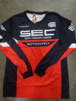 Team sec longsleeve drifit motorcycle jersey