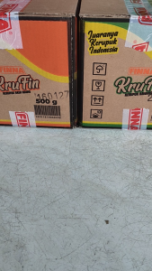 Kerupuk FINNA KRUFIN 500gr (Kerupuk Bawang//Kerupuk Udang)