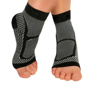 MIYIO 1Pair Ankle Brace Compression Sleeve Plantar Fasciitis Socks Relieves Achilles Tendonitis Joint Pain