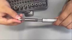 Galacok 25/40 in 1 magnetic ratchet screwdriver set with Head 45-Tooth Mechanism Magnetic Tool Kit with Case for Computer Repair