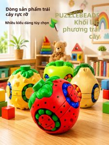 BABYSHOME | Đồ Chơi Trí Tuệ Luyện Não Bằng Quả Cầu Maze Cube