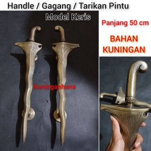 handle pintu rumah gagang pintu rumah antik kuningan klasik kuno