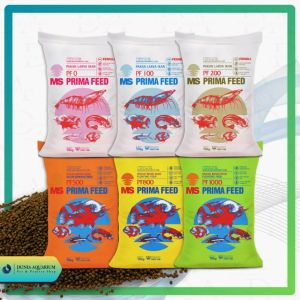 Matahari Sakti Pakan Pelet Larva/Benih Ikan PF 500 PF 800  PF 1000 Kemasan Repack 1kg