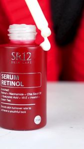 Retinol Serum Sr12 / Retinol 01% / Anti Aging/ Mencegah Penuaan Dini / Mencerahkan Wajah