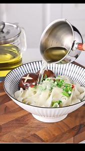 GOLIFE Milk Pot Oil Splashing Small Pot 304 Stainless Steel Wooden Handle Milk Cooking Pot Sauce Pan 100/200/300ml