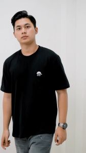 Otsky Kaos Pria Logo Bordir Animal Series Cotton 24s