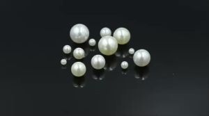 200pcs Perforated ABS Imitation Pearl Beads 4/5/6/8/10mm Round Spacer Beads for DIY Jewelry Making and Sewing Crafts