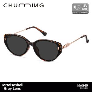 Chuming | Brown Cat Eye UV400 Protective Sunglasses Small Face Flattering