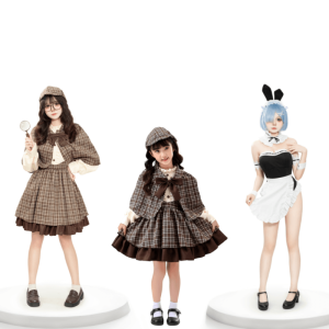 Cosplay Party Costume Rem and Bunny Girl & Sweet Detective