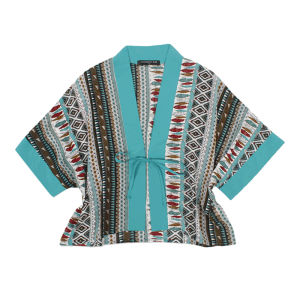 GOSSIP.D | Summer Womens Loose Short Shoulder Wrap Sun Protection Outerwear Ethnic Style Printed V-neck Batwing Sleeve Top Coat