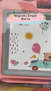 MEJA TULIS MAGNETIC 4 WARNA: MANFAAT & FUNGSI
