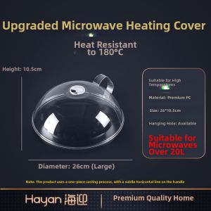 Hayan | Food Plastics Splash Proof Microwave Cover