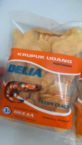 350g Delia Krupuk Udang Pontianak Prawn Crackers Keropok Halal