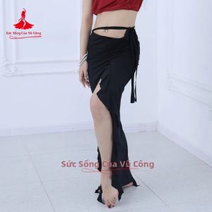 Trang Phục Múa Bụng Thoải Mái Thoáng Khí Dành Cho Nữ Trang Phục Múa Phương Đông Dành Cho Người Lớn Chất Liệu Cotton Dệt Kim Bộ Đồ Tập Luyện Thể Hiện Sự Sống Động Của Vũ Công