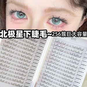Large Capacity Glue-Free Polaris Eyelash Book Fake Eyelashes Nature Self-Adhesive Mimic Hand-Painted Comic Book at the Moment Eyelash Book