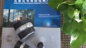 GI Pipe Fittings Galvanized Externally Threaded Direct Fitting 1/4" 1/2" 3/4"