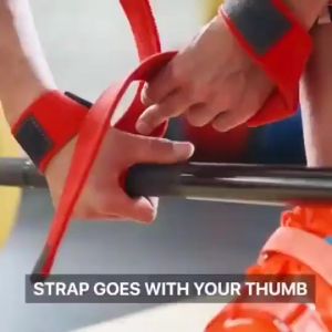 1Pcs Fitness Weight lifting Straps Dumbbell Hand Grips Training Wrist Support Bands For Barbell Pull Up Wristband Straps