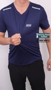 Áo thể thao nam ngắn tay ACTIVE chất COOLMAX thông hơi cho chạy bộ GYM thoáng khí đẹp may kỹ VNO152