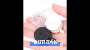 OHHDEER  4pcs Roda Boleh Kunci 360° Tanpa Tebuk– Adhesive Lockable Universal Wheel For Move Furniture