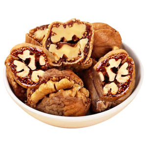Authentic Fig And Walnut Snack 250g*2 Bags No Added Ingredients Xinjiang Fig Dry with Walnut Kernel Healthy Treats Dry Fruit