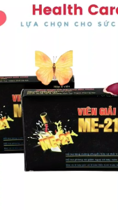 VIÊN GIẢI RƯỢU ME-21 Hộp 4 viên hỗ trợ giảm cảm giác say rượu giúp người say rượu nhanh trở về tình trạng bình thường