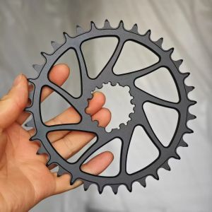 GOLDIX 0mm Offset Bicycle Chainring Narrow Wide Teeth 3-Bolt Direct Mount 34T 36T 38T 40T for 3-Bolt Crankset Bicycle Parts