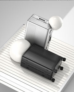 Aluminum magnesium alloy With TSA Luggage Lock 360°Universal wheel Expandable Hardcase Big Travel Zipperless Cabin Size Suitcase Luggage Without Zipper Luggage Bag Travel Luggage 20/ 24 /29/Inch luggage bag