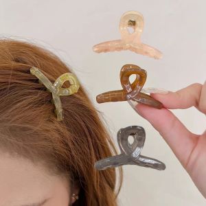Mini Acrylic Hair Clip Women Geometric Hair Claw Clamps Hairpins Barrette for Girls Claw Clip Crab Hair Accessories