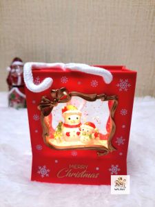 Kotak Musik Lampu Tas Santa Kado Natal Hadiah Hampers Christmas