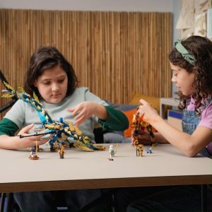 LEGO NINJAGO 71796 Elemental Dragon vs. The Empress Mech Building Toy Set (1038 Pieces) Ninja Toys (9 Tahun+)