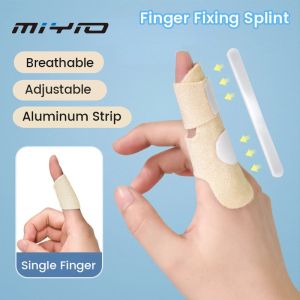 MIYIO 1PC Adjustable Trigger Finger Guard Splint Brace Injury Recovery Orthopedic Protection Fixing Sleeve Pain Relief Finger Stabilizers