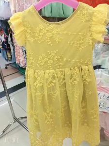 ชุดเดรส ลายดอกไม้ ประดับโบว์ แต่งลูกไม้ เหมาะสมออกงาน สำหรับเด็ก มีของพร้อมส่ง