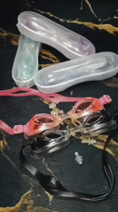 Kacamata Renang Anak Anti Fog Uv + Penutup Telinga Bonus Box
