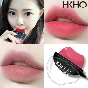 HKHO Matte Lipstick 17 Colors Lazy Long Lasting Lip Makeup Tools Moisturizer Lipstick Lip Gloss Romantic