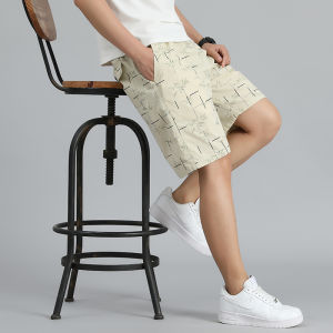 Pure Cotton Loose Fit Five Inch Shorts Mens Summer Thin Trendy Casual Workwear Pants Breathable Comfortable Youth Fashion