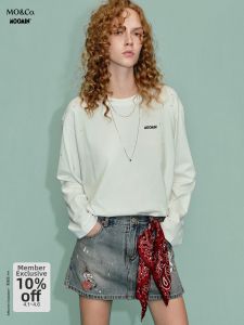 MO&Co. | Printed T-shirt Long-staple Cotton Diamond